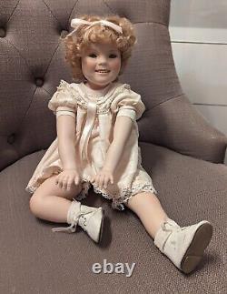 Little Miss Shirley Shirley Temple Porcelain Doll With URANIUM EYES