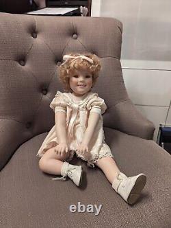 Little Miss Shirley Shirley Temple Porcelain Doll With URANIUM EYES