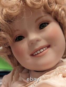 Little Miss Shirley Shirley Temple Porcelain Doll With URANIUM EYES