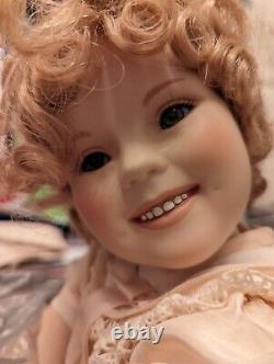 Little Miss Shirley Shirley Temple Porcelain Doll With URANIUM EYES