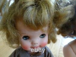 Lot 3 Vintage Dolls Ideal Shirley Temple American Character Effanbee Patsy Ann