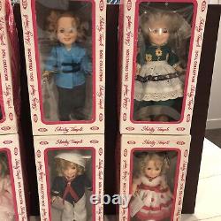 Lot of 12 Vintage 8 Shirley Temple Dolls by Ideal 1982 Complete Set Excellent