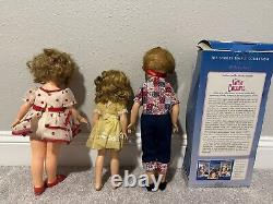 Lot of 4, 2 Ideal Shirley Temple Dolls, see pictures, Read