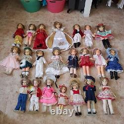 Lot of Vintage Shirley Temple Dolls
