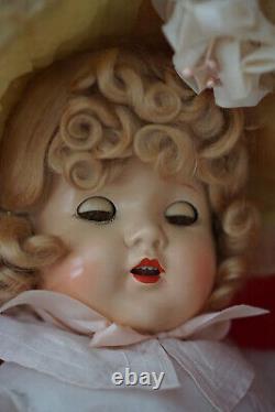 Madame Alexander LITTLE COLONEL Composition doll 1935 23 inches tall