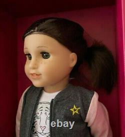 NEW American Girl Create Your Own 18 Doll Light Skin Dark Brown Hair Hazel Eyes