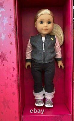 NEW American Girl Create Your Own 18 Doll Med Light Skin Blonde Hair Blue Eyes