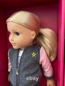 NEW American Girl Create Your Own 18 Doll Med Light Skin Blonde Hair Blue Eyes