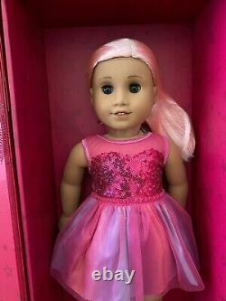 NEW American Girl Create Your Own 18 Doll Medium Skin Pink Hair Green Eyes