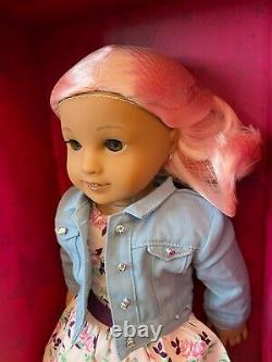NEW American Girl Create Your Own 18 Doll Medium Skin Pink Hair Lt Brown Eyes