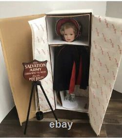 New Shirley Temple Danbury Mint Christmas Salvation Army Doll 18Good Samaritan