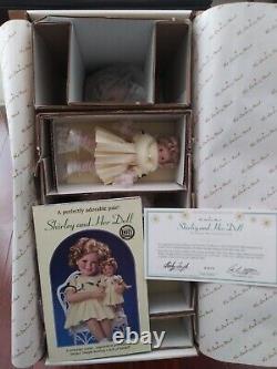 Nib Shirley Temple Two Of A Kind Shirley & Her Doll Danbury Mint Plus Bonus