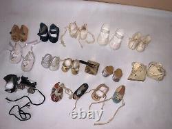 Nice Lot Original Vintage Doll Shoes Arranbee Shirley Temple Sweet Sue