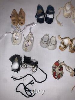 Nice Lot Original Vintage Doll Shoes Arranbee Shirley Temple Sweet Sue