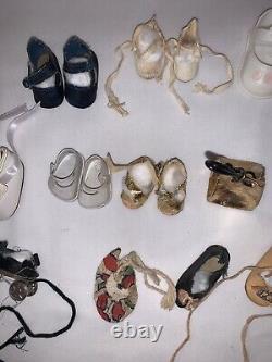 Nice Lot Original Vintage Doll Shoes Arranbee Shirley Temple Sweet Sue