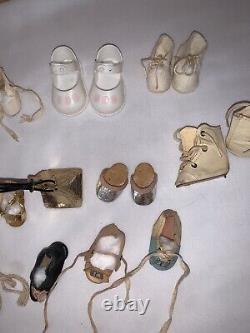 Nice Lot Original Vintage Doll Shoes Arranbee Shirley Temple Sweet Sue