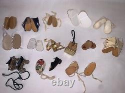 Nice Lot Original Vintage Doll Shoes Arranbee Shirley Temple Sweet Sue