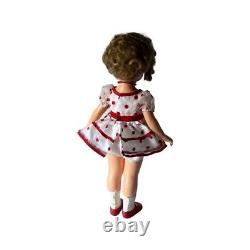 Now Appearing Shirley Temple 40 cm Poseable Doll No 1125 Vintage 1973 Polka Dots