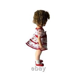 Now Appearing Shirley Temple 40 cm Poseable Doll No 1125 Vintage 1973 Polka Dots