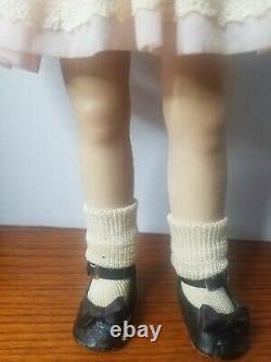 ORIGINAL 1930'S IDEAL 13 INCH SHIRLEY TEMPLE DOLL With ORIGINAL CLOTHING
