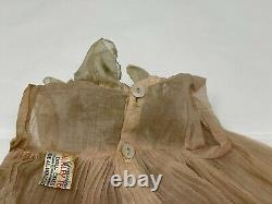 Original Dress For 20 1930's Ideal Shirley Temple Doll, NRA Tag, Size Tag, Nice