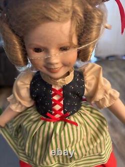 Porcelain Shirley temple doll by Danbury mint collection