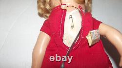Pristine 1930's Shirely Temple Doll Scotty Dress Tags with The Finest Example Ever