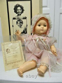 RAREVintage Baby Shirley Temple 20 DollOrig BoxCOALtd Ed. Script Pin