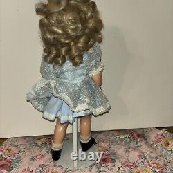 RARE 1930's IDEAL 18 SHIRLEY TEMPLE COMPOSITION DOLL withORIG. OUTFIT Beautiful
