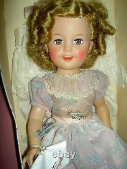 RARE, 1958, gorgeous Ideal SHIRLEY TEMPLE 17 doll M-I-B with accessories ST-17-1