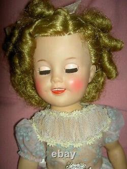 RARE, 1958, gorgeous Ideal SHIRLEY TEMPLE 17 doll M-I-B with accessories ST-17-1