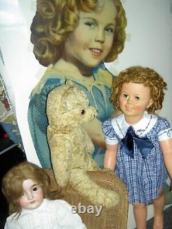 RARE, 1958, gorgeous Ideal flirty SHIRLEY TEMPLE 17 doll M-I-B with pin ST-17-1
