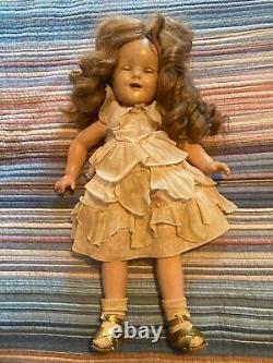 RARE 20 Shirley Temple Composition Doll