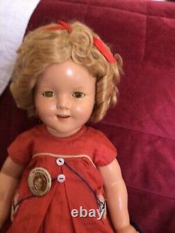 RARE VINTAGE 18 1930s SHIRLEY TEMPLE DOLL