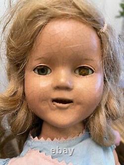 RARE VINTAGE 1930s SHIRLEY TEMPLE 16 COMPOSITION DOLL