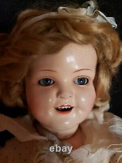 Rare 1930's German Compositon Shirley Temple Doll All Original