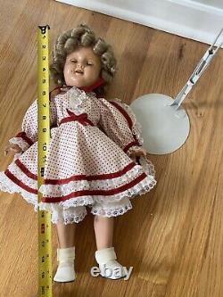 Rare 1930s Vintage 18 Shirley Temple Doll Composition Ideal N & T Girl Toy
