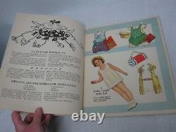 Rare 1937 Saalfield Shirley Temple Christmas Paper Doll Activity Book 1770 Uncut