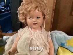 Rare 20 Flirty eyed Ideal Baby Shirley Temple withOriginal Tagged Clothes & Wig