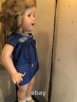 Rare Antique Shirley Temple Doll 19.7in Sleeping eye withOriginal Box