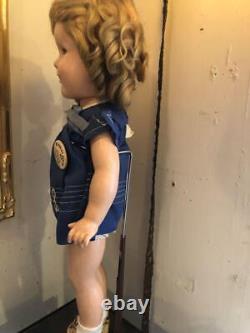 Rare Antique Shirley Temple Doll 19.7in Sleeping eye withOriginal Box