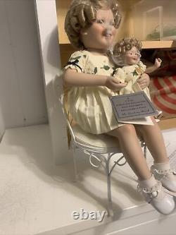 Rare Shirley Temple Doll And Her Little Miniature Shirley Doll