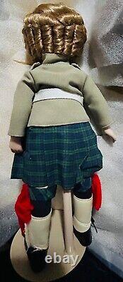 Rare Shirley Temple Doll Scottish Tartan Skirt