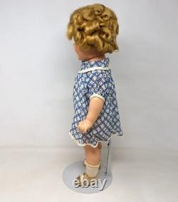 Rare VTG Antique 1930s Ideal N&T Shirley Temple 18 Composition Girl Doll LT22