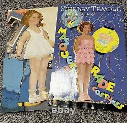 Rare Vintage 1930s & 40s Shirley Temple Paper Dolls Books Authorized Edition