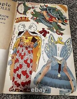 Rare Vintage 1930s & 40s Shirley Temple Paper Dolls Books Authorized Edition