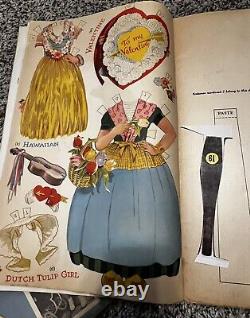 Rare Vintage 1930s & 40s Shirley Temple Paper Dolls Books Authorized Edition