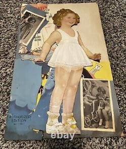 Rare Vintage 1930s & 40s Shirley Temple Paper Dolls Books Authorized Edition