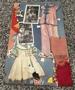 Rare Vintage 1930s & 40s Shirley Temple Paper Dolls Books Authorized Edition