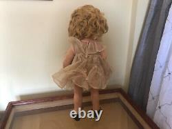 Rare Vintage 1934 Ideal Genuine Shirley Temple Composition Doll 18